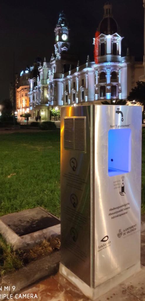 Chilled water fountains in Valencia - Ecozona Iberian
